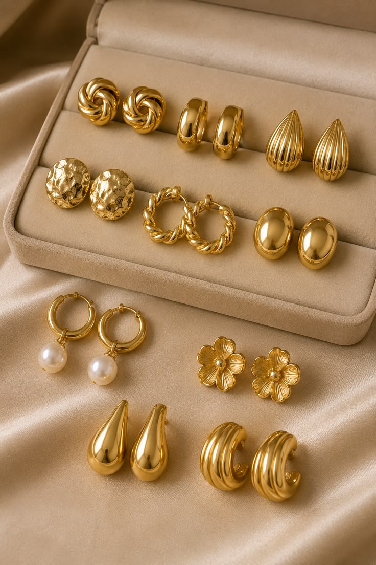 Aretes & Argollas de Oro
